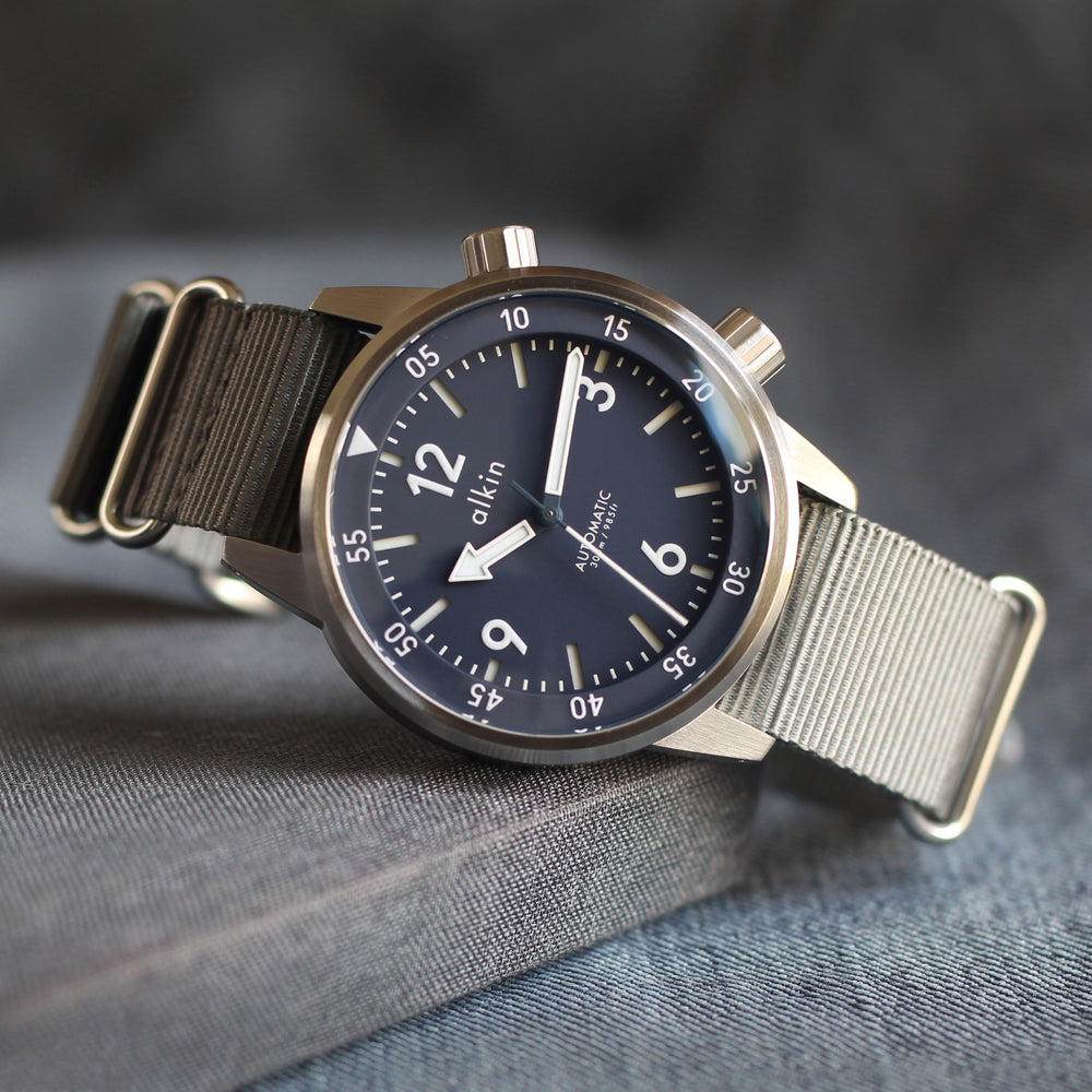 Model Two - Blue Dial / SS Case
