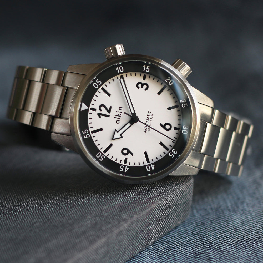 Model Two - White Dial / SS Case